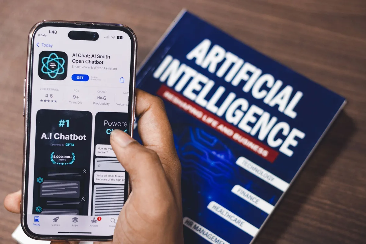 A small business embracing AI tools